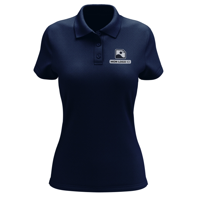 Polo Femme de qualité supérieure - Marquez votre Polo Femme avec votre Logo d'Entreprise (matériau de personnalisation haut de gamme, imprimé en France)