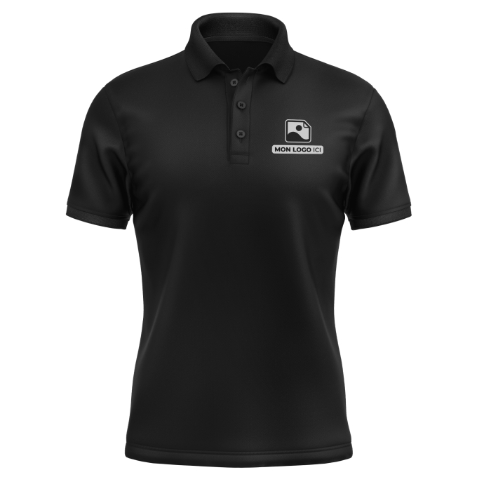 Polo Homme de qualité supérieure - Marquez votre Polo Homme avec votre Logo d'Entreprise (matériau de personnalisation haut de gamme, imprimé en France)